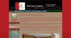 Desktop Screenshot of elitefauxfinishes.com